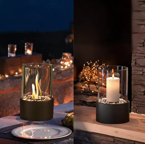 SolidLum Fireplace™ – Przenośny Biokominek Stołowy